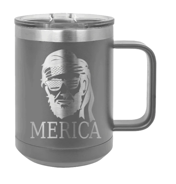 Abe Merica - 15oz Mug Laser Engraved - Image 4