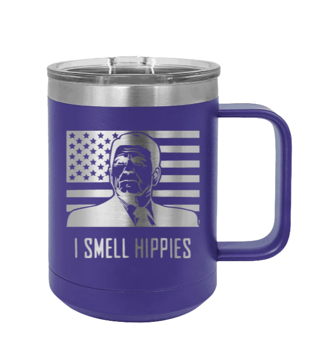 I Smell Hippies - 15oz Mug Laser Engraved - Image 13