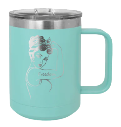 Freedom Girl - 15oz Mug Laser Engraved - Image 15