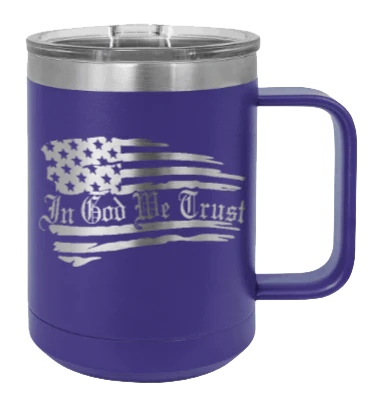 In God We Trust - 15oz Mug Laser Engraved - Image 13