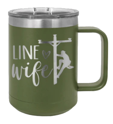 Line Wife - 15oz Mug Laser Engraved - Image 10