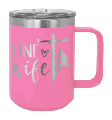 Line Wife - 15oz Mug Laser Engraved - Image 12