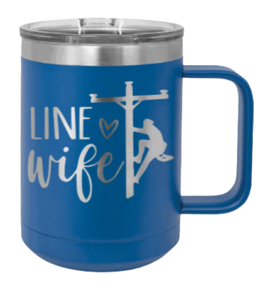 Line Wife - 15oz Mug Laser Engraved - Image 2