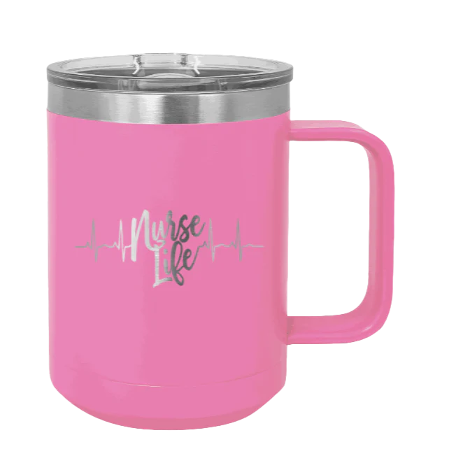 Nurse Life - 15oz Mug Laser Engraved - Image 11
