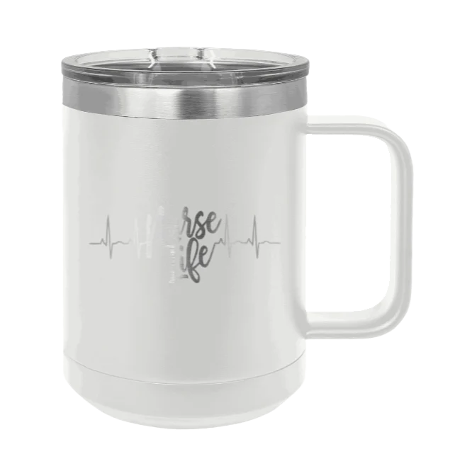 Nurse Life - 15oz Mug Laser Engraved - Image 15