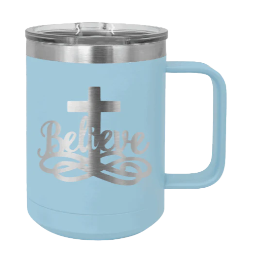 Believe - 15oz Mug Laser Engraved - Image 6