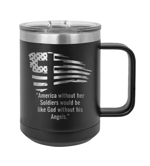 Soldiers and Angels - 15oz Mug Laser Engraved