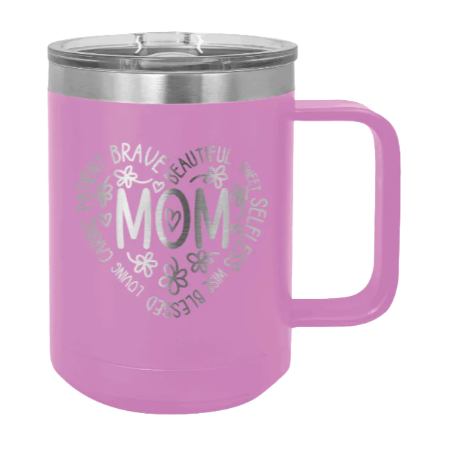 Mom - 15oz Mug Laser Engraved - Image 7