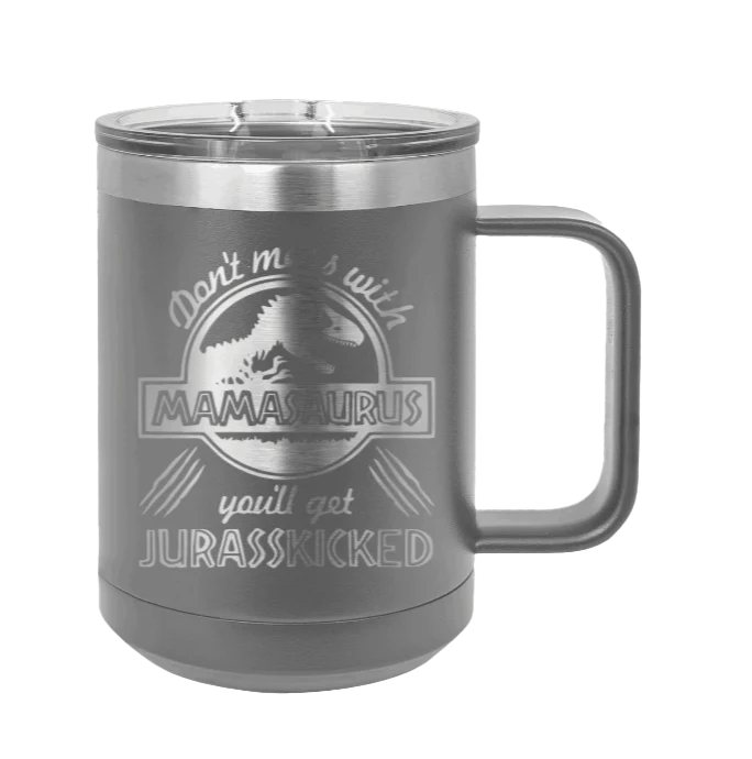 You'll Get Your Jurasskicked - 15oz Mug Laser Engraved - Image 4