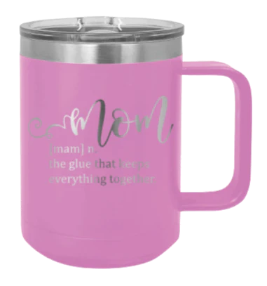 Mom Definition - 15oz Mug Laser Engraved - Image 7