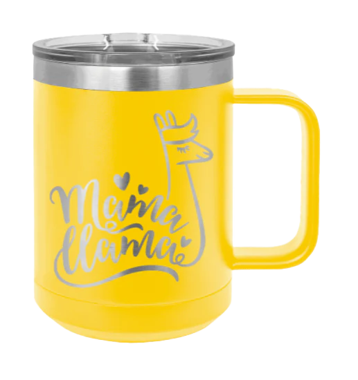Mama Llama - 15oz Mug Laser Engraved - Image 17