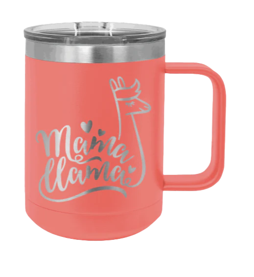 Mama Llama - 15oz Mug Laser Engraved - Image 3