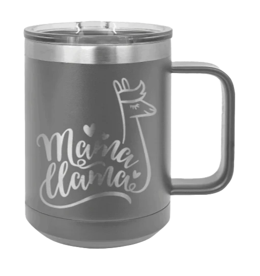 Mama Llama - 15oz Mug Laser Engraved - Image 4