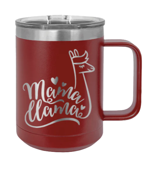 Mama Llama - 15oz Mug Laser Engraved - Image 8