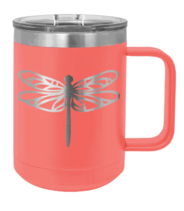 Dragonfly - 15oz Mug Laser Engraved - Image 3