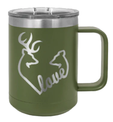 Buck Doe Love - 15oz Mug Laser Engraved - Image 10