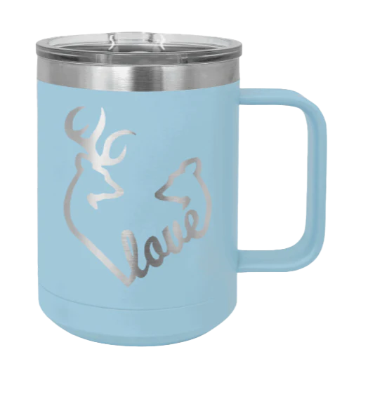 Buck Doe Love - 15oz Mug Laser Engraved - Image 6