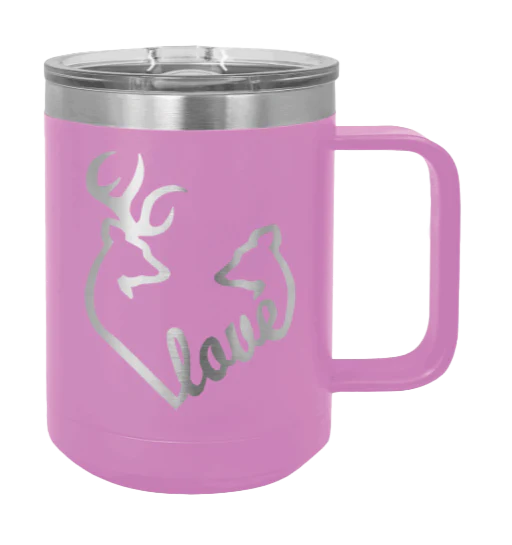 Buck Doe Love - 15oz Mug Laser Engraved - Image 7