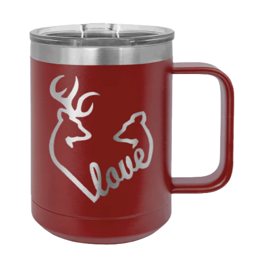 Buck Doe Love - 15oz Mug Laser Engraved - Image 8