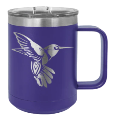 Hummingbird - 15oz Mug Laser Engraved - Image 13