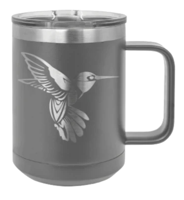 Hummingbird - 15oz Mug Laser Engraved - Image 4