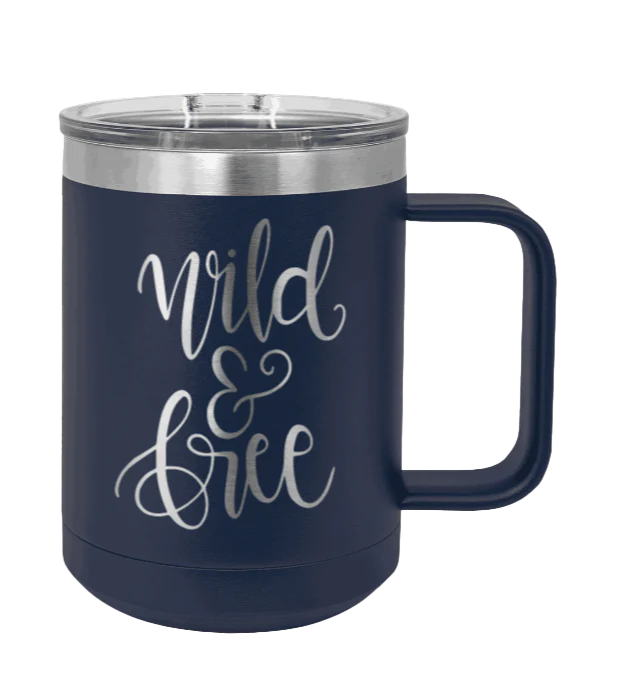 Wild & Free - 15oz Mug Laser Engraved - Image 9