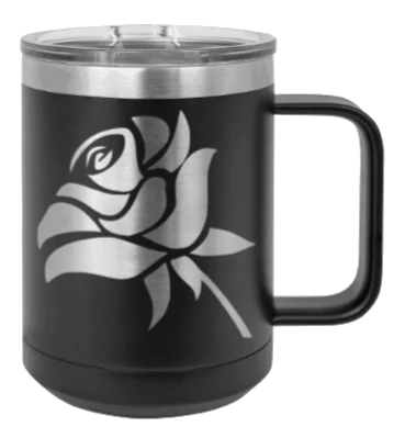 Rose - 15oz Mug Laser Engraved