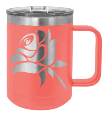 Rose - 15oz Mug Laser Engraved - Image 3