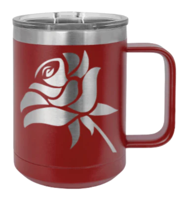 Rose - 15oz Mug Laser Engraved - Image 8