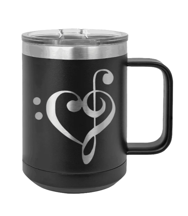Love Music - 15oz Mug Laser Engraved