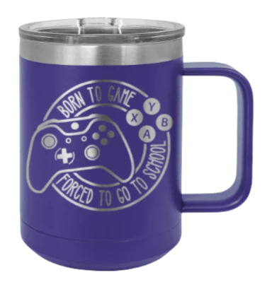 Born To Game - 15oz Mug Laser Engraved - Image 13