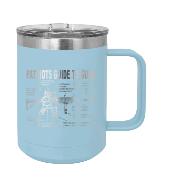 Patriots Guide To Guns - 15oz Mug Laser Engraved - Image 6