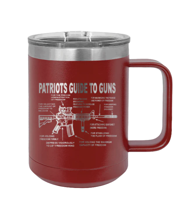 Patriots Guide To Guns - 15oz Mug Laser Engraved - Image 8