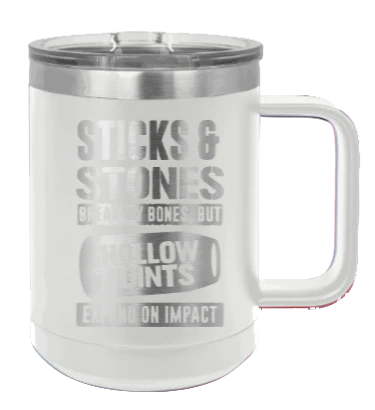 Hollow Points Expand On Impact - 15oz Mug Laser Engraved - Image 16