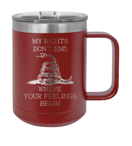 My Rights - 15oz Mug Laser Engraved - Image 8