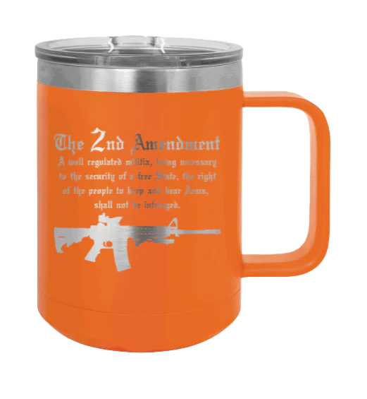 2nd Amendment  - 15oz Mug Laser Engraved - Image 11
