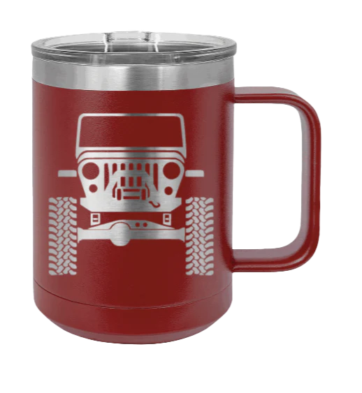 Jeep CJ - 15oz Mug Laser Engraved - Image 8
