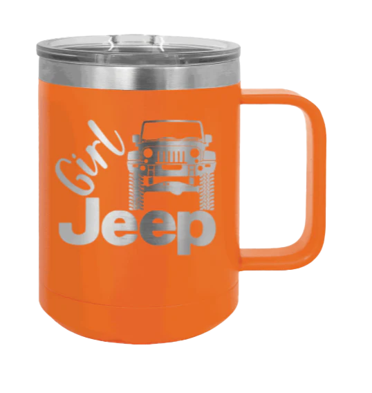 Girl Jeep JK - 15oz Mug Laser Engraved - Image 11