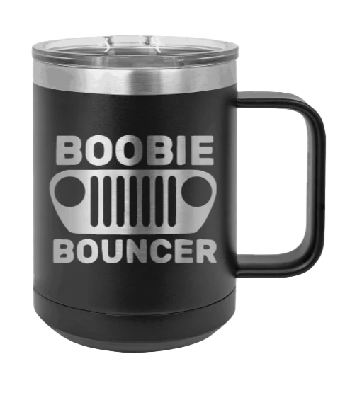 Boobie Bouncer - 15oz Mug Laser Engraved