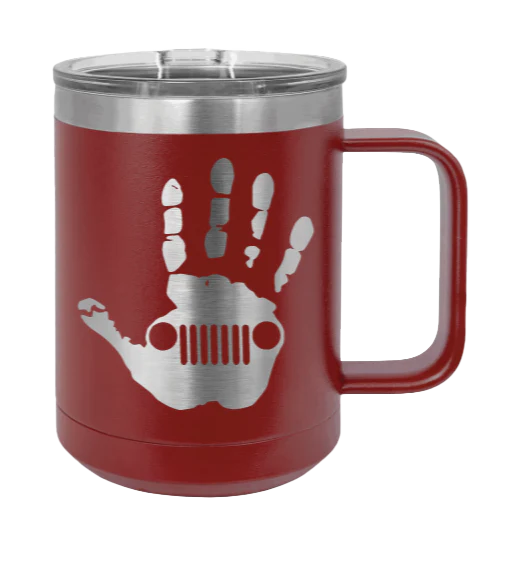 Jeep Wave - 15oz Mug Laser Engraved - Image 8