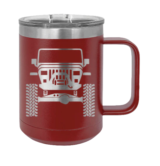 Jeep YJ - 15oz Mug Laser Engraved - Image 8