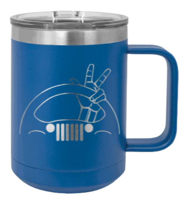 Jeep Wave 2 - 15oz Mug Laser Engraved - Image 2