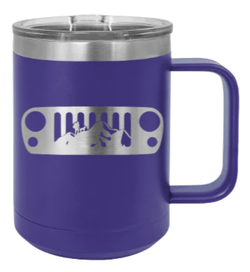 JK Grill Mountains - 15oz Mug Laser Engraved - Image 13
