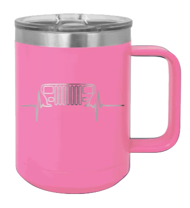 YJ Heartbeat - 15oz Mug Laser Engraved - Image 12