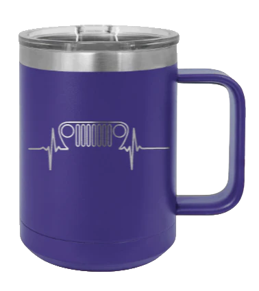 TJ Heartbeat - 15oz Mug Laser Engraved - Image 13