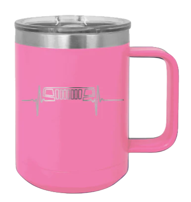 WJ Heartbeat - 15oz Mug Laser Engraved - Image 12