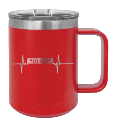 ZJ Heartbeat - 15oz Mug Laser Engraved - Image 14