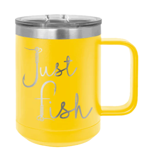 Just Fish - 15oz Mug Laser Engraved - Image 17