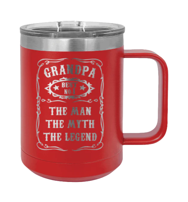 The Man, The Myth, The Legend - 15oz Mug Laser Engraved - Image 14