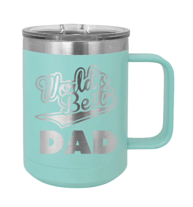 World's Best Dad - 15oz Mug Laser Engraved - Image 15